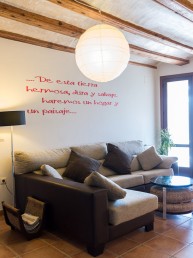 Foto del salón del Apartamento en Casa Juano (Ràfels-Matarranya)
